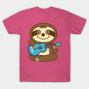 Sloth Ukulele T-Shirt